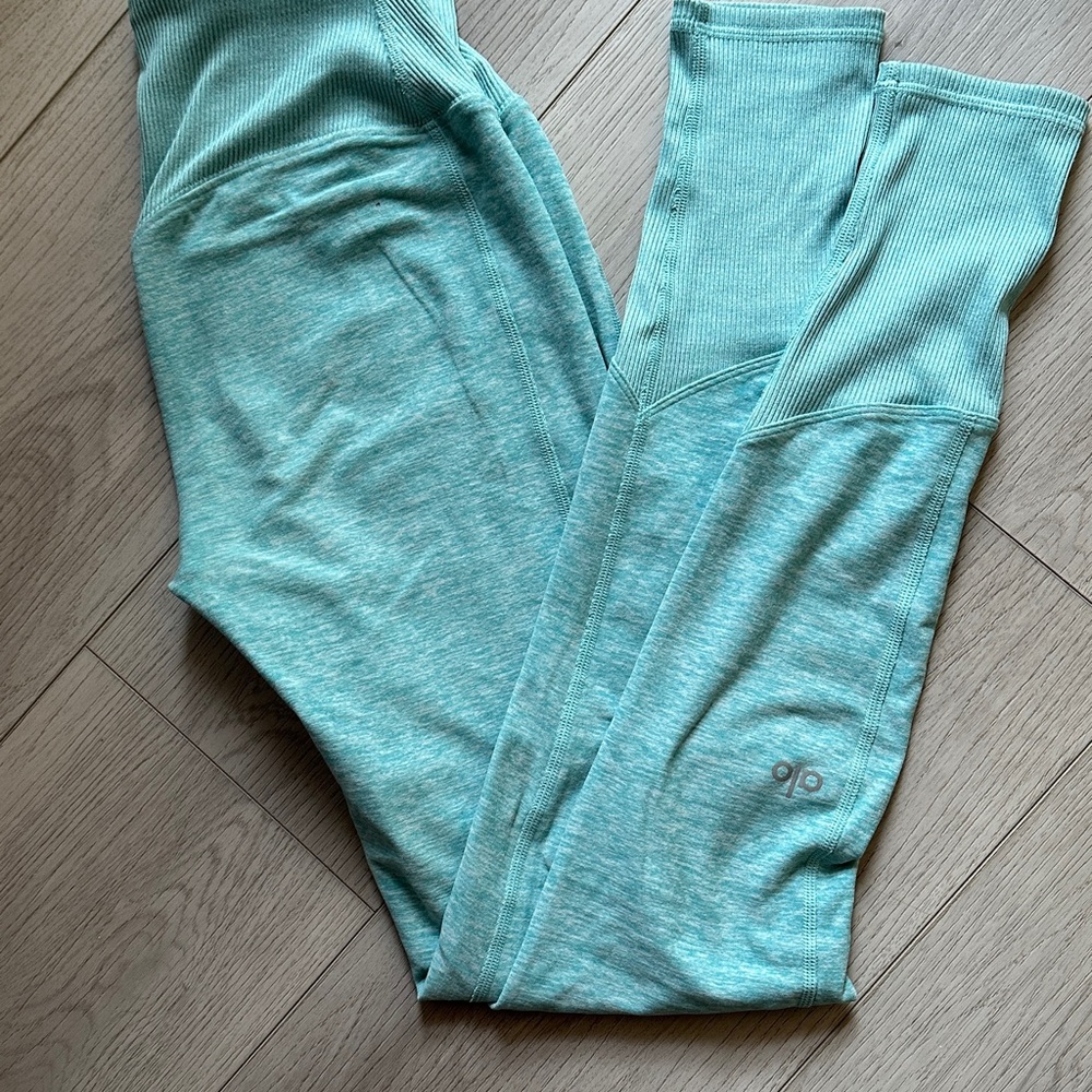 High-Waist Alosoft Lounge Legging -Light Blue XS
